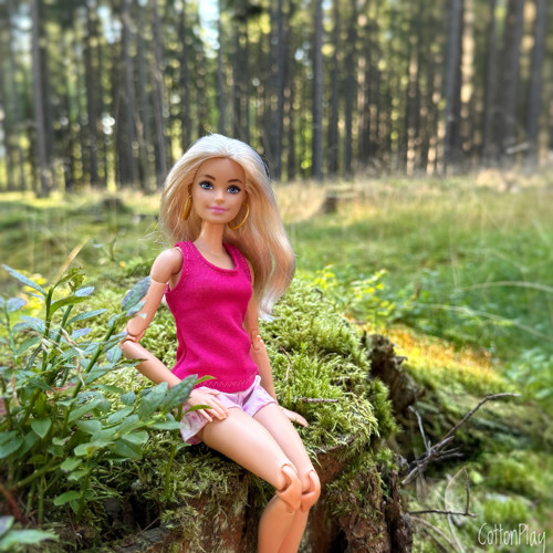 Tílko pro Barbie - sytě růžové