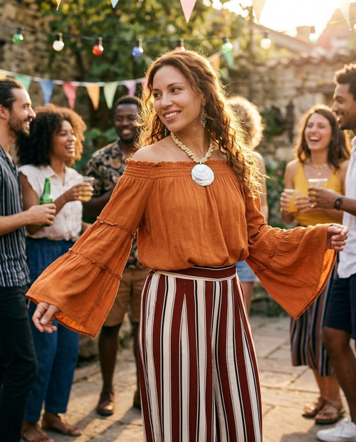 Halenka boho teracota — foto 1