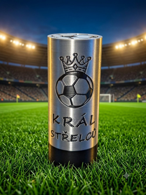 Originální fotbalová trofej - KRÁL STŘELCŮ