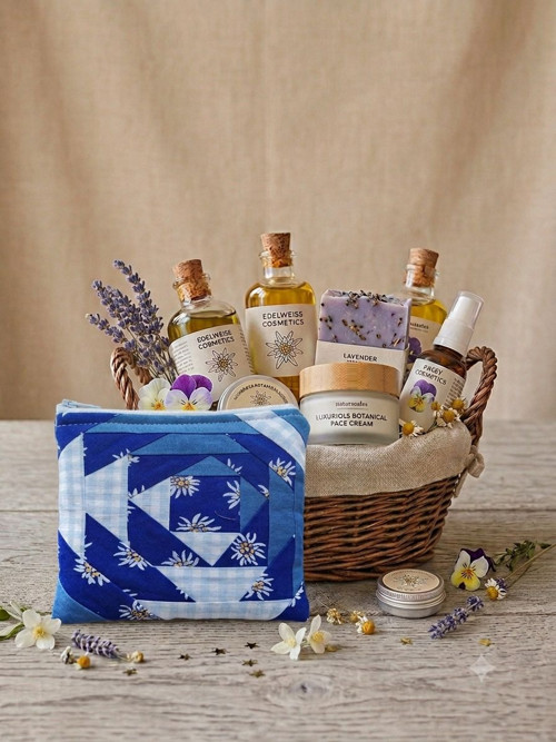 Kapsička na cokoliv modrá patchwork — foto 1