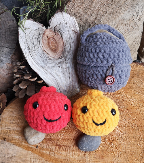 Knedlíček - Dumpling squishy - s obalem - sada