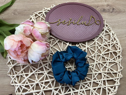 Saténová scrunchies velká