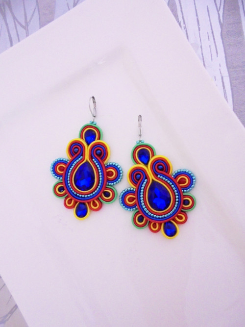Soutache náušnice