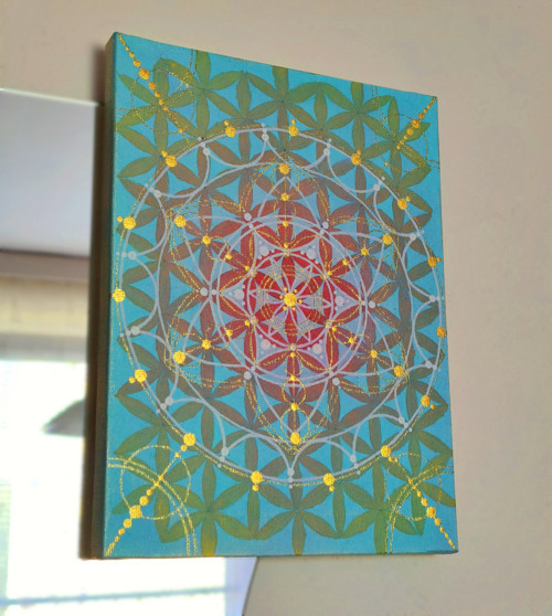 Mandala -" IGNIS" (18x24cm)