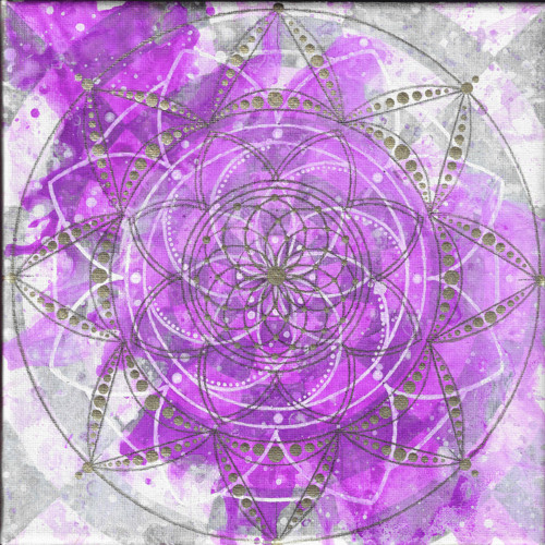 Mandala - "AURAIA "(20x20cm)