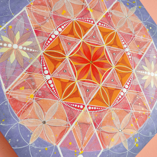 Mandala - "EX INTIMO"(30x30cm) — foto 1