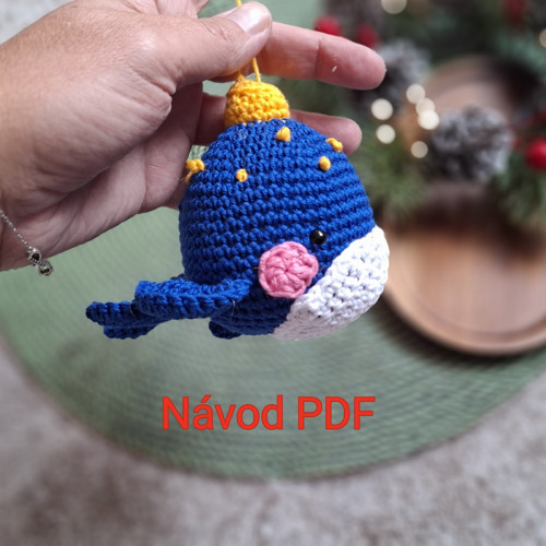 Návod na háčkovanou baňku velrybu