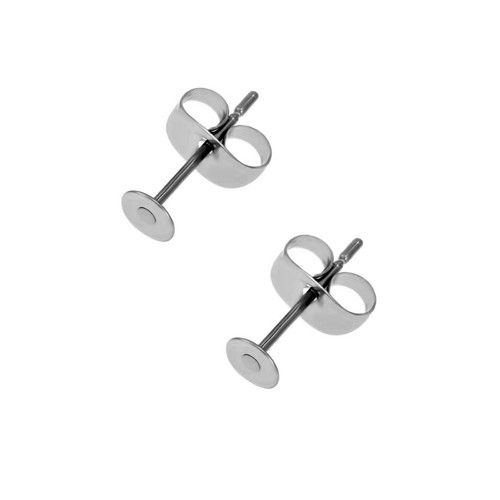 Puzetka s ploškou ocel nerezová 4mm, 10ks