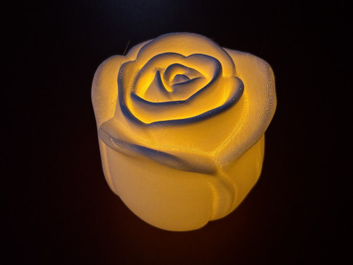 LED dekorace – Svítící růže