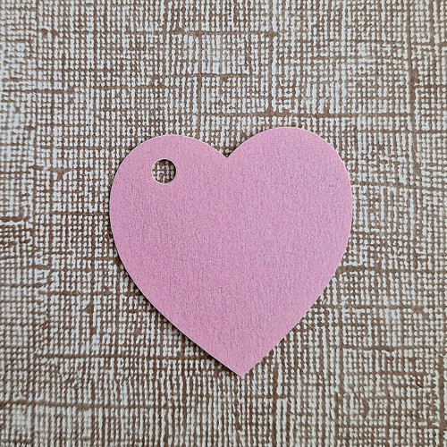 Sada 50 ks - VISAČKY 4,5x4 cm (růžové)