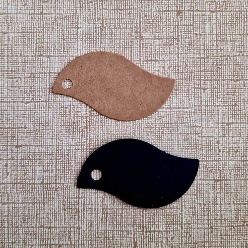 Sada 50 ks - VISAČKY 5,5x3 cm (černé)