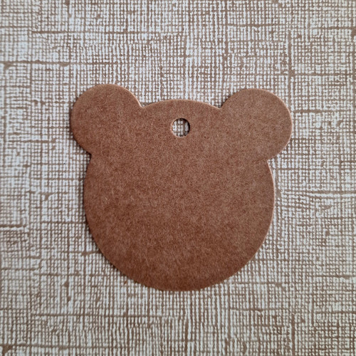 Sada 50 ks - VISAČKY 6x6 cm (přírodní)