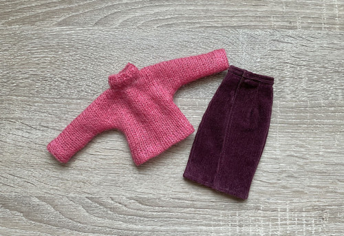 Sada oblečení pro panenky Barbie a podobně