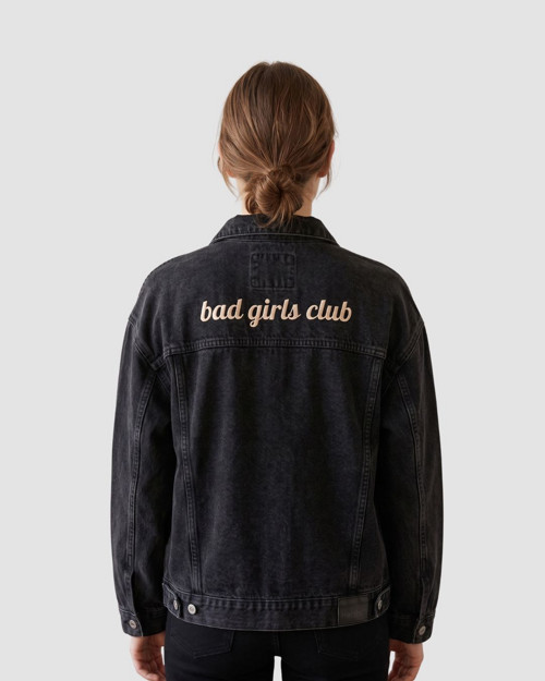 Džínová bunda Bad Girls Club_upcycled