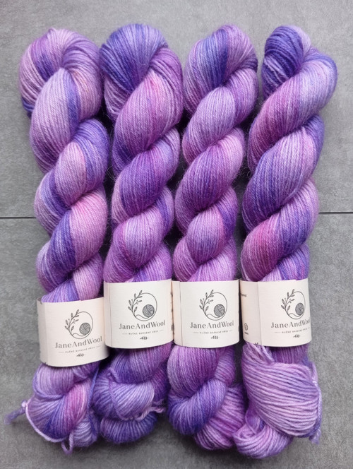 "Ranní šeřík" - 50g/210m,75%vlna,25%polyamid
