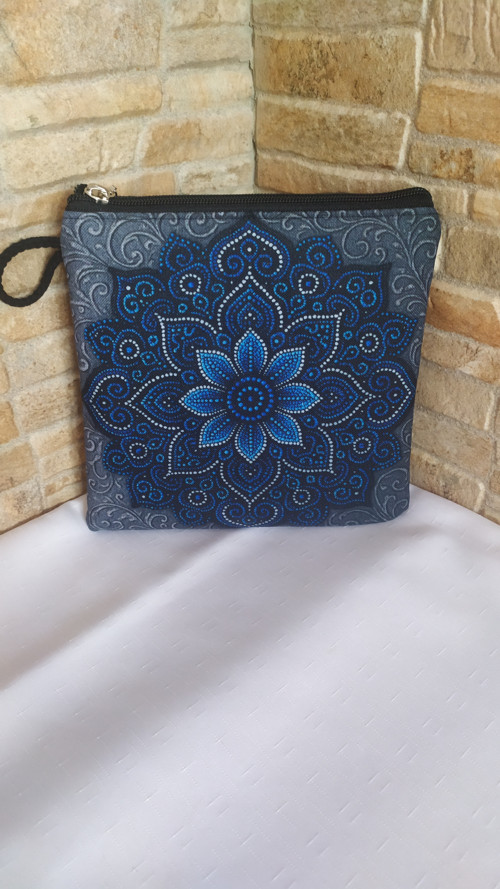 Modrá mandala - kapsička
