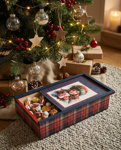 Adventní vzpomínka – dřevěný penál
