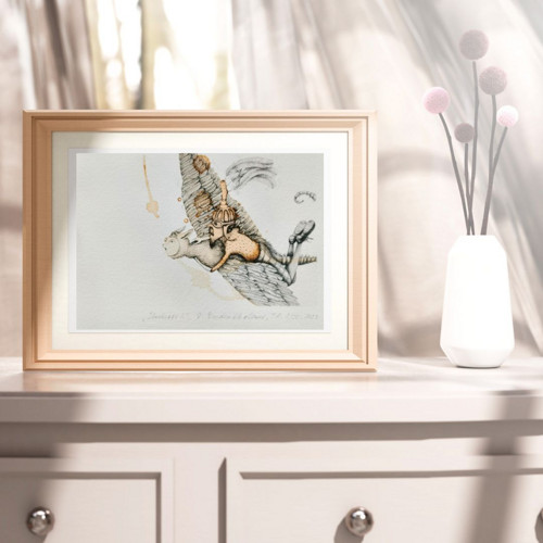 Ilustrace IV., Fine Art tisk