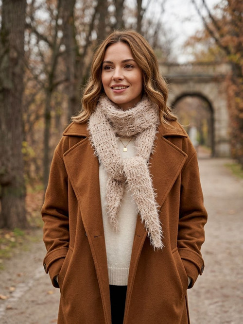Šálka béžová peříčková