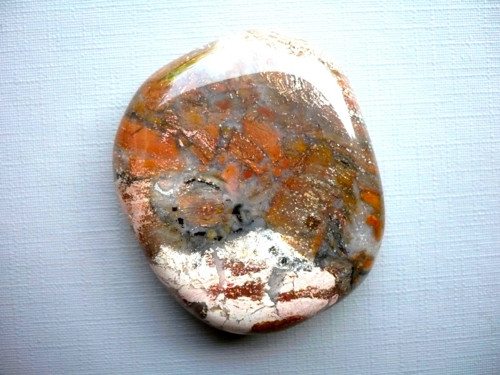 Placka - jaspis brekcie 42 mm, č.596w