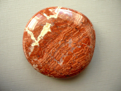 Placka - jaspis brekcie 44 mm, č.407f