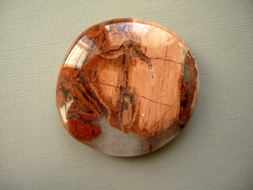Placka - jaspis brekcie 46 mm, č.414f
