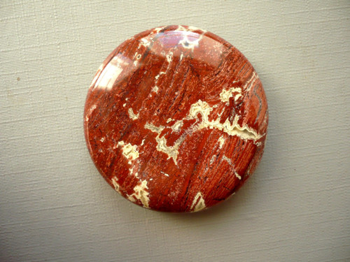 Placka - jaspis brekcie 42 mm, č.437f
