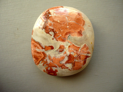 Placka - jaspis brekcie 46 mm, č.438f