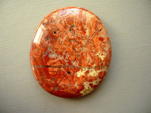 Placka - jaspis brekcie 46 mm, č.113s