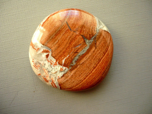 Placka - jaspis brekcie 40 mm, č.119s