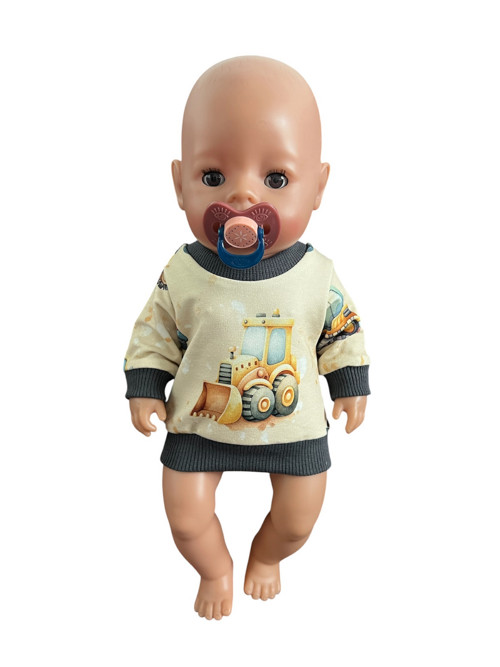 Mikina pre Baby Born 43 cm - traktor