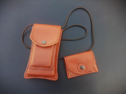 Party set crossbody kabelka a peněženka sv. hnědá