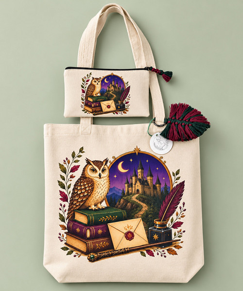 Magická plátěná taška kouzlo Tote canvas magic bag