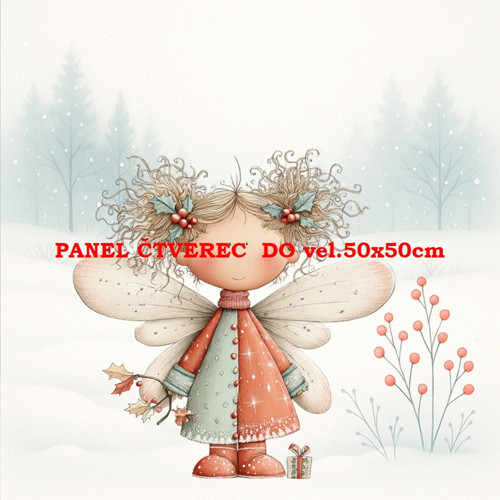 Bavlněný panel 10x10 cm