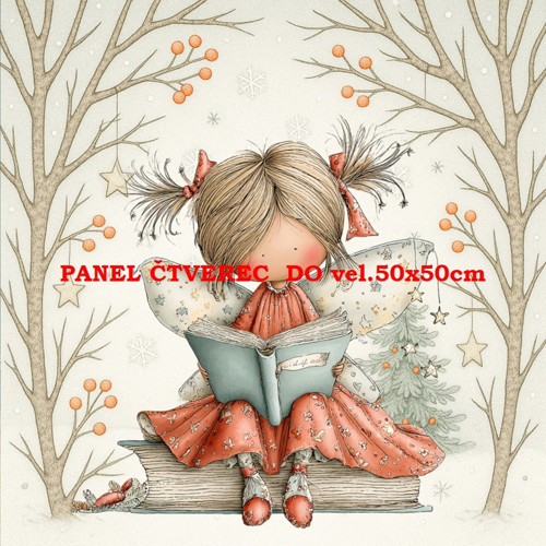 Bavlněný panel 10x10 cm