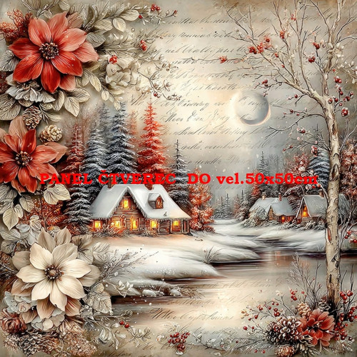 Bavlněný panel 10x10 cm — foto 1
