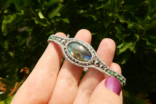 Náramek Labradorite silver — foto 1