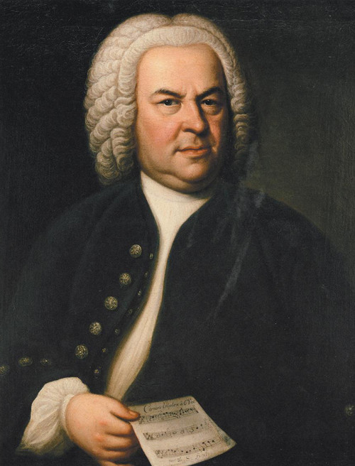 Panel z kočárkoviny 21x16 cm: J. S. Bach
