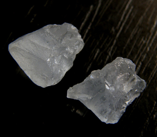 Celestin - přírodní krystalky - pár