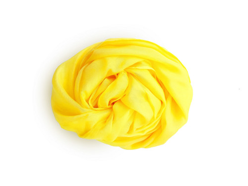 "lemon" hedvábná šála, 150x40 cm — foto 1