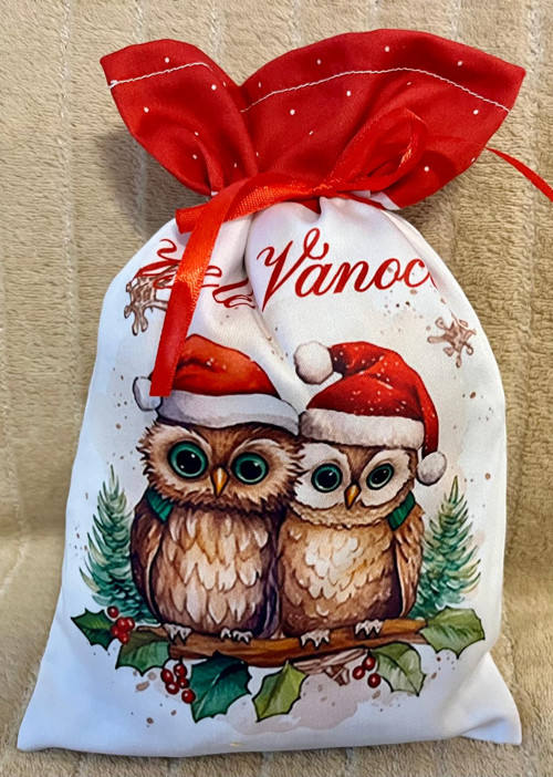 Sovičky na větvi - Veselé Vánoce — foto 1