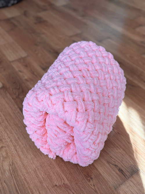 Deka Puffy rozměr 140x180 cm jemná růžová