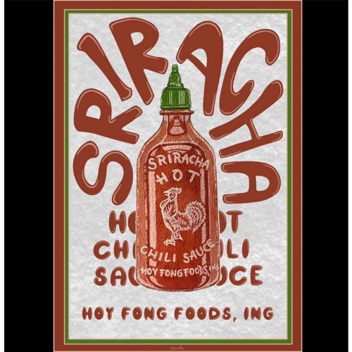 Sriracha plakát