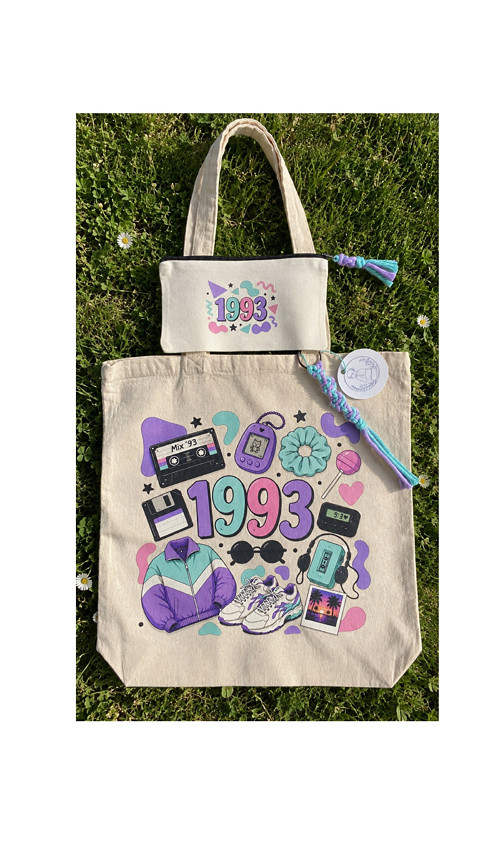 Set plátěná taška 1993/ Tote canvas bag 93s