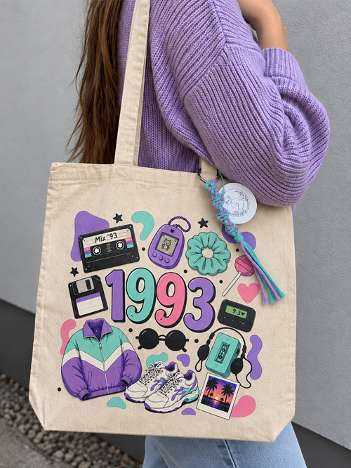 Plátěná taška ročník 1993/ Tote bag 93s