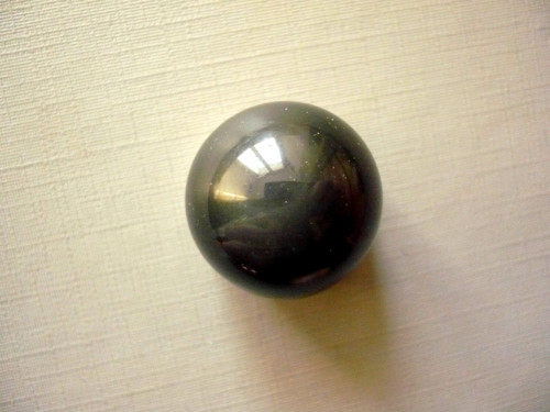 Kulička - obsidián duhový 22 mm, č.20f