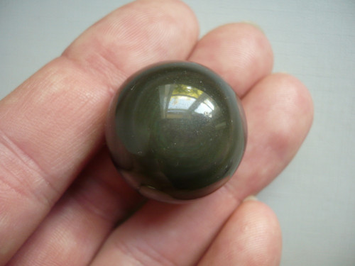 Kulička - obsidián duhový 24 mm, č.11f — foto 1