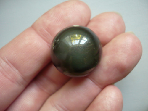 Kulička - obsidián duhový 22 mm, č.25f