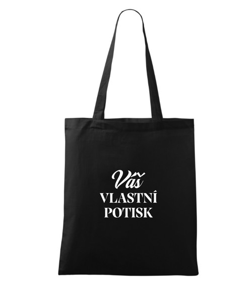 AKCE: Černá plátěná s VLASTNÍM POTISKEM