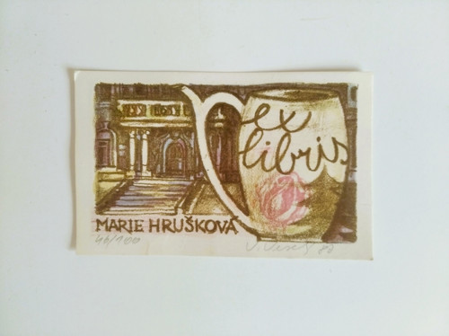 Ex libris - V. Veselý